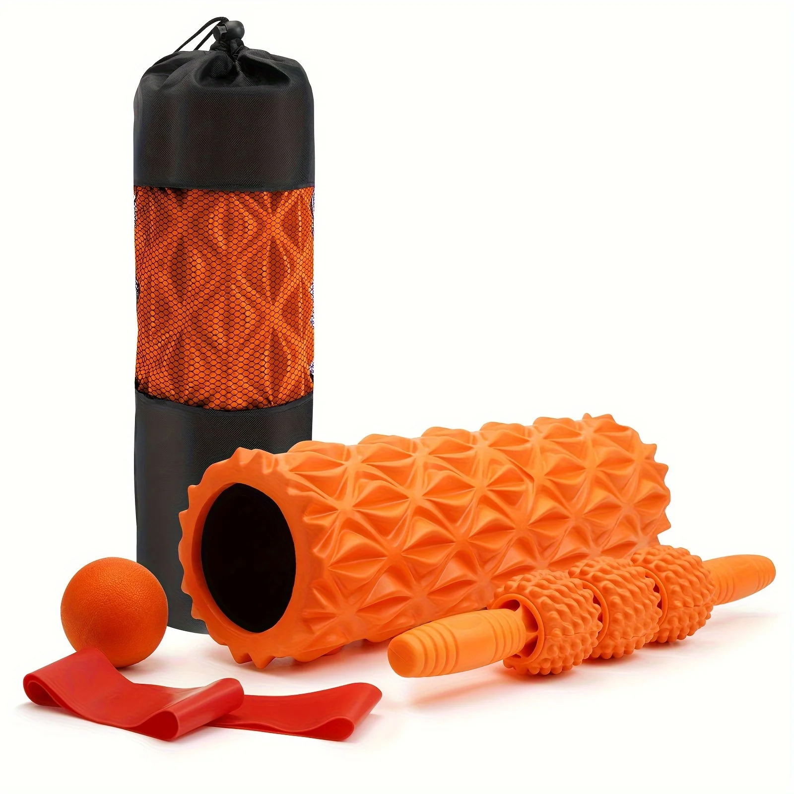 5-in-1 Foam Roller Set For Deep Tissue Massage, Muscle Improved Mobility, High-Density Back Roller For Whole Body Relieves Muscle Pain Muscle Massage